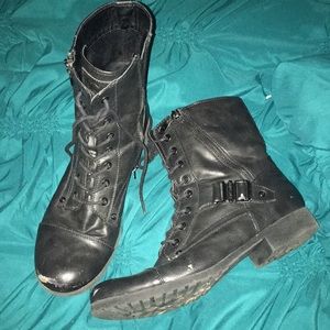 Black Combat Boots